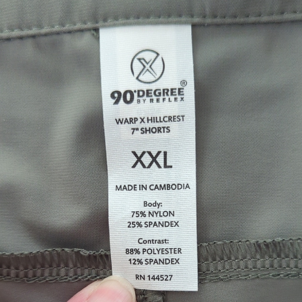 NW 90 Degree by Reflex Warp X Hillcrest 7" Short Pockets 4 Way Stretch Quick Dry - Picture 3 of 14